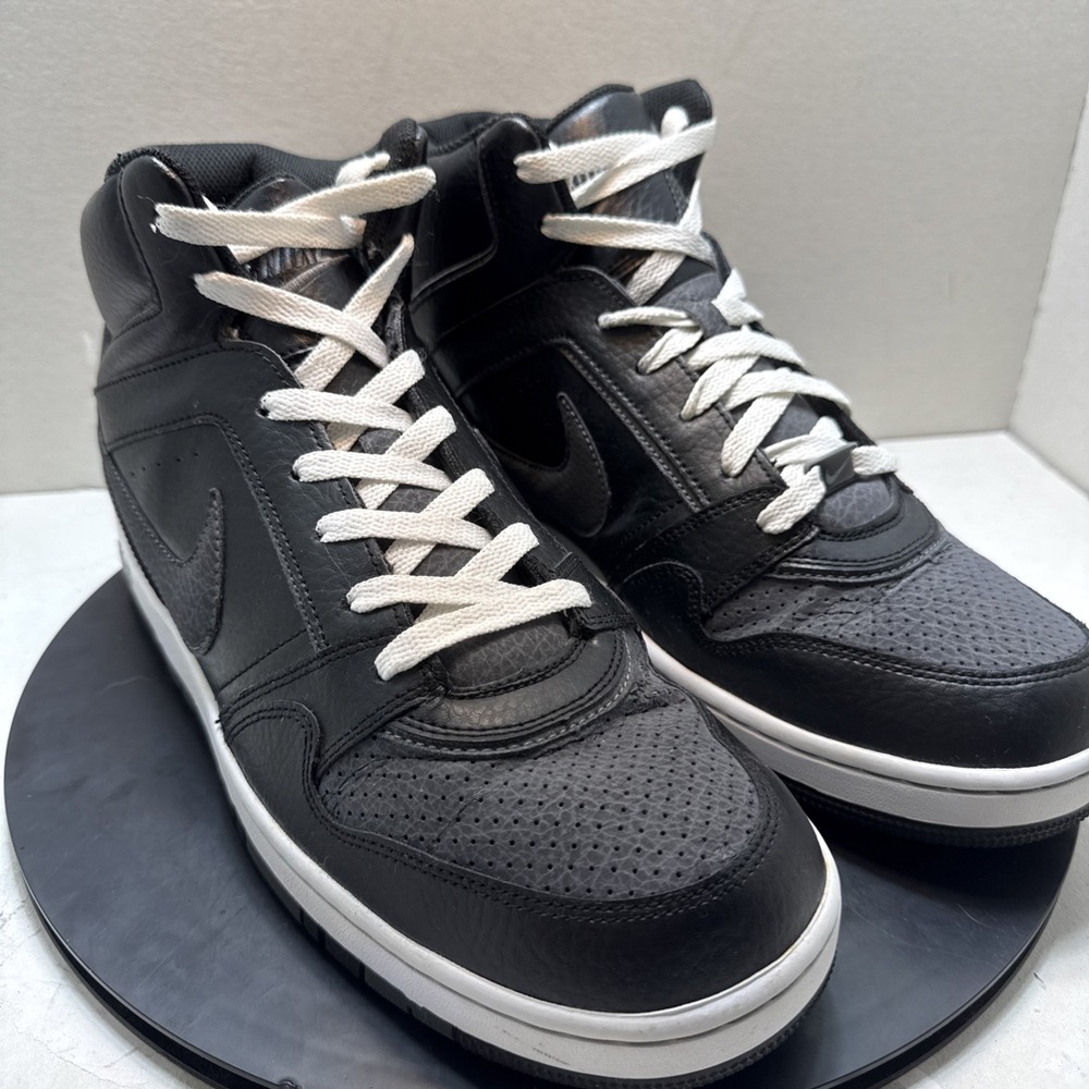 Nike Air Prestige III High Dark Gray Black White Sneakers 407036-098 Men's 13